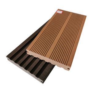 Embossing Outdoor 5.8M 140mm 24mm WPC Solid Decking