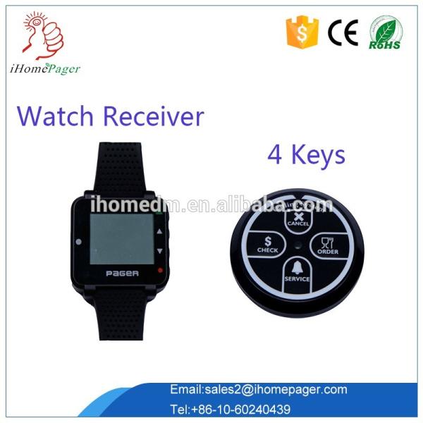 Restaurant Wireless Calling System with Watch Pager