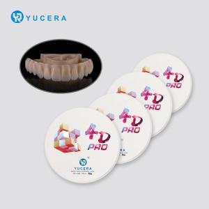 Yucera 4D Pro Durable Multilayer Zirconia Blocks for Lab Use Custom Sizes &