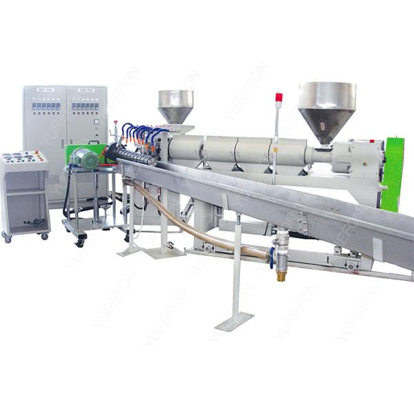 Quality Spiral Reinforced Plastic Pipe Extrusion Line , PVC Plastic Spiral Suction Hose Making Machine for sale