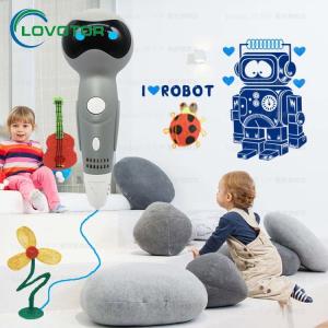 new popular drawing pens robot 3d pens with built power and global first voice