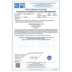 Kunshan Kesun Polymer Co., Ltd. Certifications