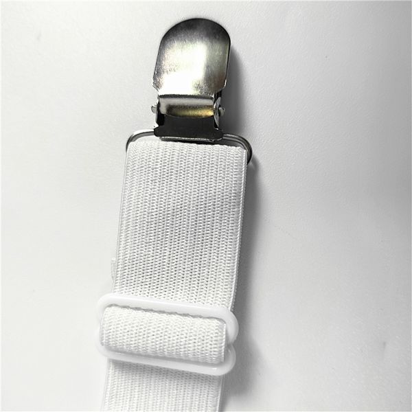 DANSKY Custom Bed Straps with Metal Clips Triangle Elastic Straps Adjustable Fitted Sheet Straps Non Slip Bed Sheet Clips