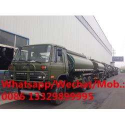 China high quality and best price dongfeng 6*6 off road military water tanker truck for sale