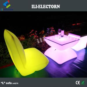 luminous LED bar table led plastic hotel coffee table