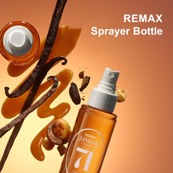 Quality 240ml Orange Transparent plastic cylindrical smooth with white Spary for Spray Bottle for sale