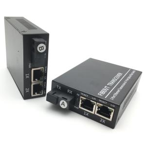 Single Dual Fiber Ethernet Media Converter IEEE802.3ab 1000Base - T 0.5A