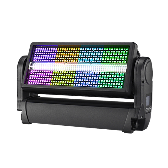 5050 1.5W RGB 3in1 LED DMX Stage Strobe Lights 8 Segments IP65