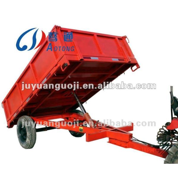 Farm Tractor 15T 2-Axle Hydraulic Dump Trailer with Draw Bar Customised Design