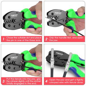 Portable Alloy MC4 Crimping Tool , Abrasion Resistant MC4 Tool Kit