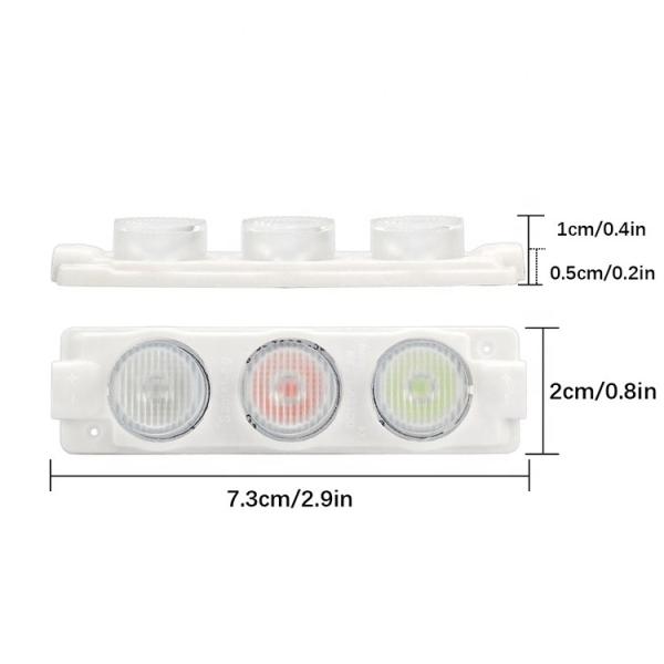 Quality Self Adhesive 3030 SMD 12V LED Modules 3W RGB Warm White Blue Color for sale