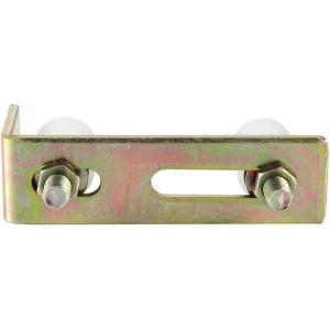 L Post Bracket Slide Gate Guide Roller With Polished Finish And Smooth Nylon