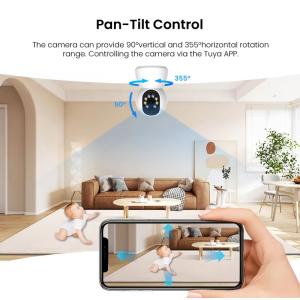 Ip Smart Camera Cctv Wifi Wireless Hd PTZ Camera Indoor 3MP Night Vision Home