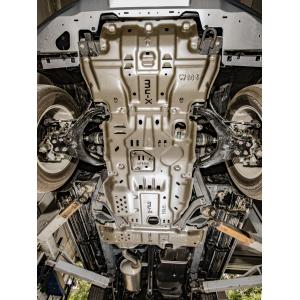 Gray D-Max II Skid Plate Engine Guard for ISUZU MU-X and D-MAX 4x4 Exterior