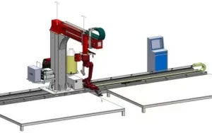 Steel Structure Construction Robotic Welding Machine Automated Welding Machine