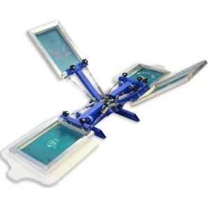 Manual 4 Color Screen Printing Press