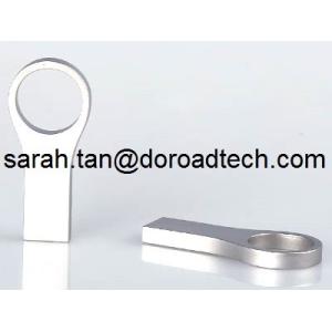 High Quality Real Waterproof Metal Silver USB Flash Drive Pen Drive with Key