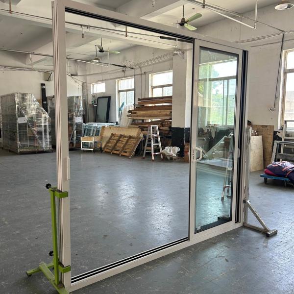 Quality Security System Function Alumimum Sliding Glass Door With Custom Design And Function Options for sale