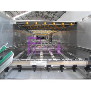 Bottled Bottle Packing Machine Movable Juice Pasteurizer Recycling With Spray