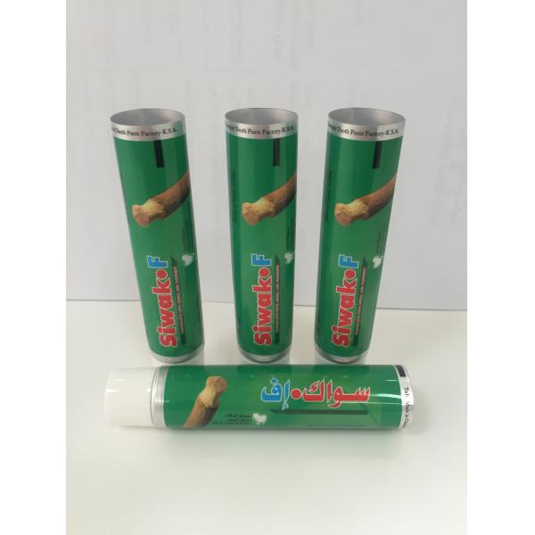 Silver Aluminum / Plastic Laminated Toothpaste Tubes Raw Packaging Material