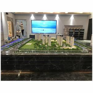 Multiple Building Architecture Models With Integrated Landscaping And Lighting