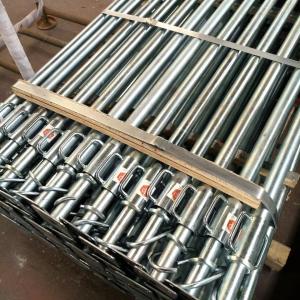 Reliable Steel Proptelescopic scaffolding props Silver Finish Extended Lifespan