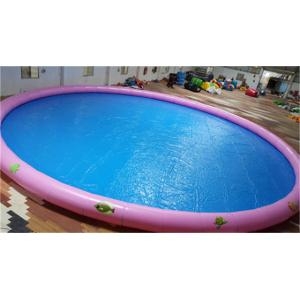 16mD Large Round 0.9mm PVC Tarpaulin Inflatable Swimming Pool For Outdoor Or