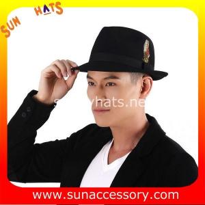 4190369 Sun Accessory customized winner England style fashion wool felt fedora