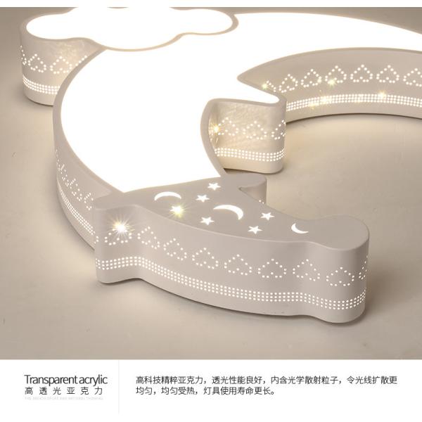 Bird Children Room Ceiling Lamps 32W White Color Cute 24W 85V-265V