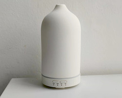 HOMEFISH PP Ceramic Aromatherapy Ultrasonic Aroma Humidifier 2.4MHz