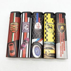 Electric Lighter Refillable Label Cigarette Lighter Model NO. DY-F028 7.88*2.1*1