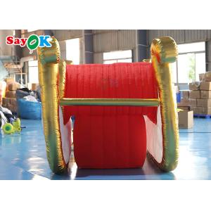 4x2m Inflatable Holiday Decorations Festival Christmas Sleigh Sled