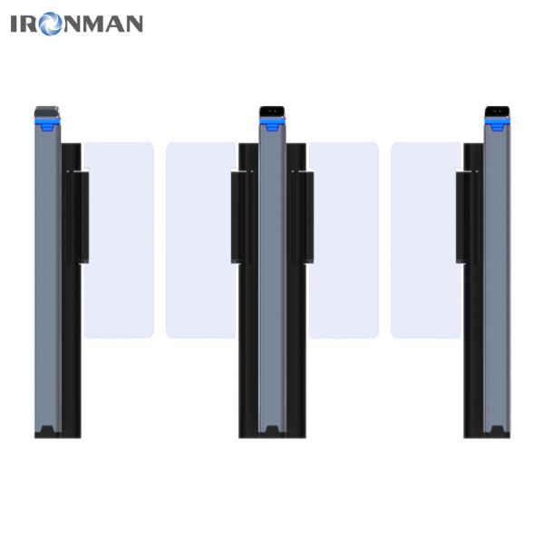 Quality Security Automatic Double Sliding Gate Turnstile Access Control System Speed Gate Turnstile for sale