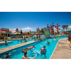 Commercial Steel Lazy River Equipment Water Park Artificial River Customized