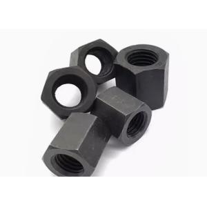 M20 M26 M28 ASTM B7 B7M Hex Head Long Nut A325 Steel Black Oxide Black Coating