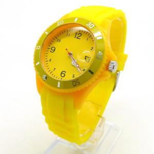 Silicone watch, silicone material, fashion design, japanese movement, 3atm water