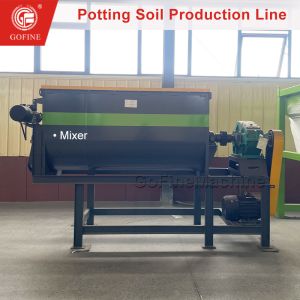 Peat Potting Soil Horticultural Compost Mixer Garden Soil Processing Plant