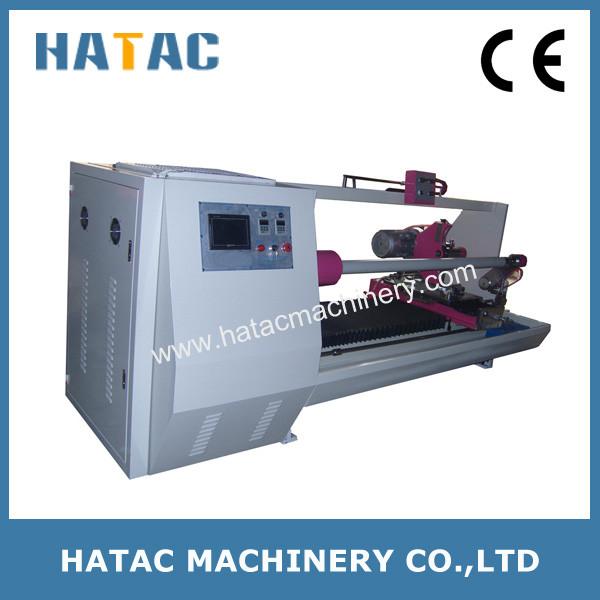 Quality Masking Tape/Double-side Tape Log Roll Cutting Machine,Tape Cutting Machine,Paper Roll Slitter Rewinder for sale