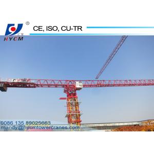 Wholesale 55m Jib 6/8ton 1.6*1.6*3m Split Mast Section QTP5515 Topless Flattop Tower Crane from china suppliers