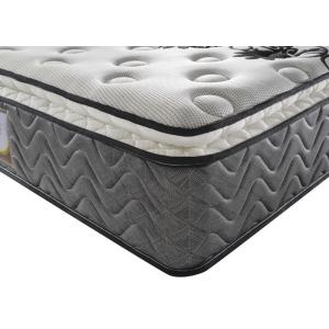 Natural Latex 3 Zoned Pocket Spring Pillow Top Mattress Toppers For Spinal Care