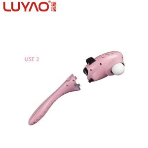 Hook And Loop Fasteners Hand Body Massager , Demountable Push Small Handheld
