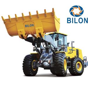 Heavy Load Tractor Wheel Loader 5 Ton With Joystick Hydraulic Transmission