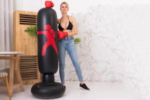 China Custom Boxing Training Punching Bag Sports Inflatable Punching Bag 160*65cm on sale
