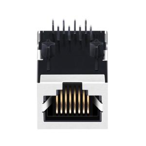 J00-0014NL Single Port Rj45 Modular Jack With Magnetics LPJ0011DNL