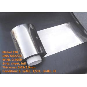 China Nickel 270 / UNS N02270 High End Special Alloys Foil / Wire For Electronic Part on sale