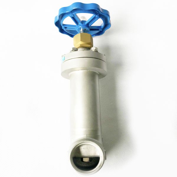 PN40 DN40 Low Temperature Globe Valve With Vacuum Jacket For LNG/LOX/LN2/LAR/LCO2