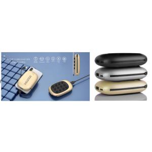 2019 New Portable Built-in Cable Power Bank 10000mAH With Suction Cup、LED Light