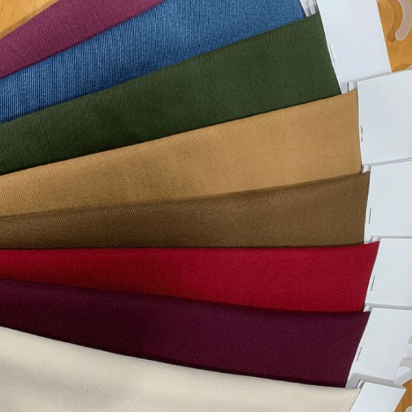 Soft and Durable Brushed Sueded Gaberdine Stretch Bengaline Fabric for Women's Wear