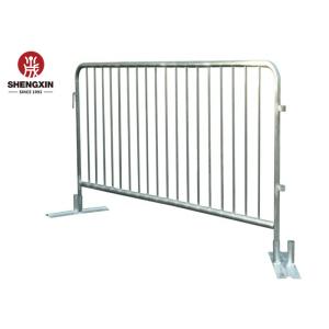 Wholesale Powder Coating Height 1.0m Crowd Control Barrier Detached Flat Feet from china suppliers