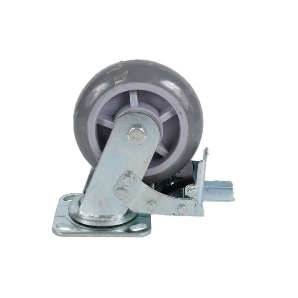 Rotating Wheels Heavy Duty Nylon PU PVC Rubber Iron Casters for Customization